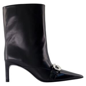 Heeled Belt Boots - Coperni - Leather - Black